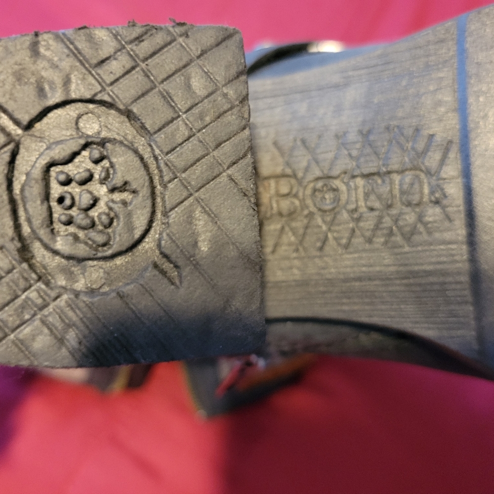 BORN wool and leather southwestern ankle boots - Picture 7 of 7